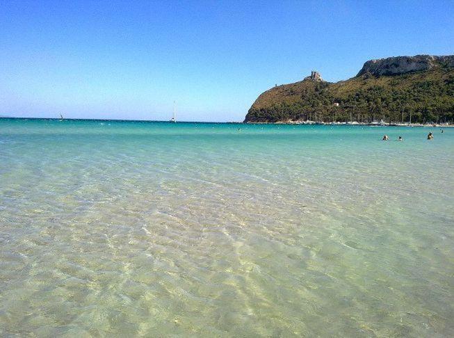 Appartamento Per 4 Persone Al Poetto Di Cagliari Zewnętrze zdjęcie